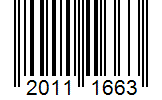 Barcode 20111663