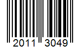 Barcode 20113049