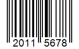 Barcode 20115678