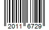 Barcode 20116729