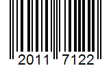 Barcode 20117122