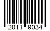 Barcode 20119034