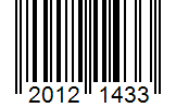 Barcode 20121433