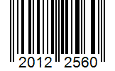 Barcode 20122560
