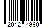 Barcode 20124380