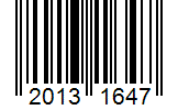 Barcode 20131647