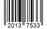 Barcode 20137533