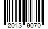 Barcode 20139070