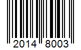 Barcode 20148003