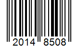 Barcode 20148508