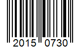 Barcode 20150730