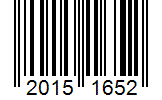 Barcode 20151652