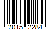 Barcode 20152284