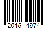 Barcode 20154974