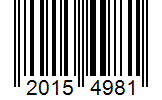 Barcode 20154981