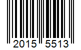 Barcode 20155513