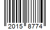 Barcode 20158774