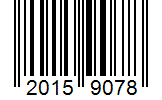 Barcode 20159078