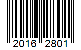 Barcode 20162801