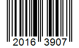 Barcode 20163907
