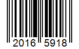Barcode 20165918