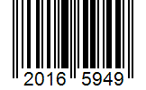 Barcode 20165949