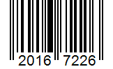 Barcode 20167226