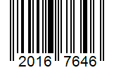 Barcode 20167646