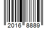 Barcode 20168889