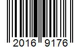 Barcode 20169176