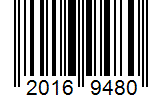 Barcode 20169480