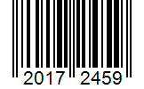 Barcode 20172459