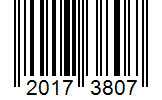 Barcode 20173807