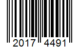 Barcode 20174491