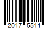 Barcode 20175511