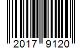 Barcode 20179120