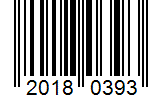 Barcode 20180393