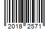 Barcode 20182571