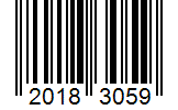 Barcode 20183059