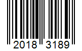 Barcode 20183189