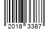 Barcode 20183387
