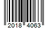 Barcode 20184063