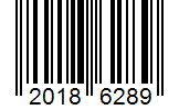 Barcode 20186289