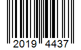 Barcode 20194437