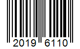 Barcode 20196110