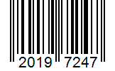 Barcode 20197247
