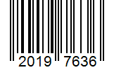 Barcode 20197636