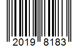Barcode 20198183