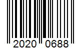 Barcode 20200688