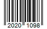 Barcode 20201098